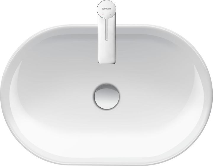 Immagine prodotto Duravit Lavabo da appoggio D-NEO 600x400mm o ÜL senza foro per la rubinetteria bianco (400 mm, 600 mm)