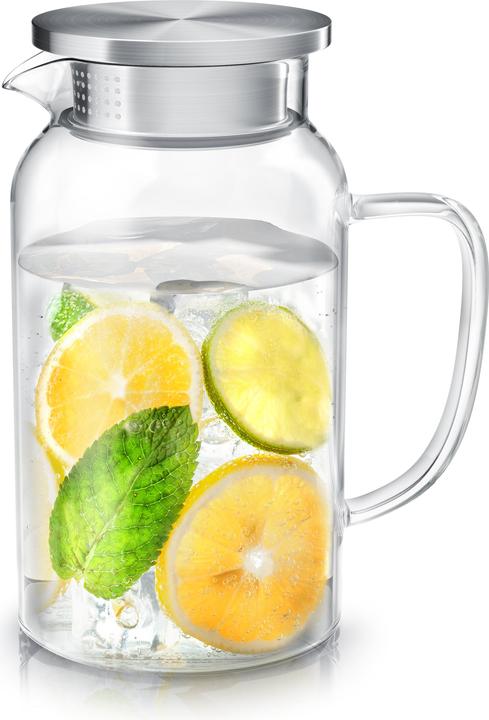 Produktbild Arendo Glaskaraffe mit Deckel (1.40 l)