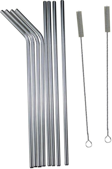 Mahoo Stainless steel straw (8 x)