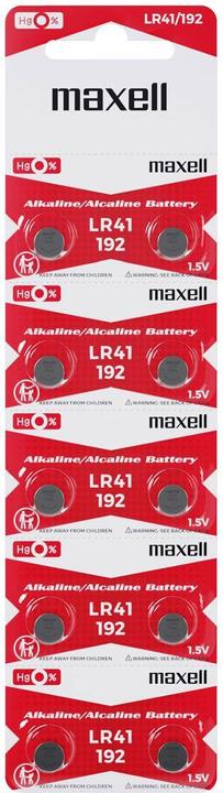 Image du produit Maxell LR41 (10 pcs, LR41, 28 mAh)