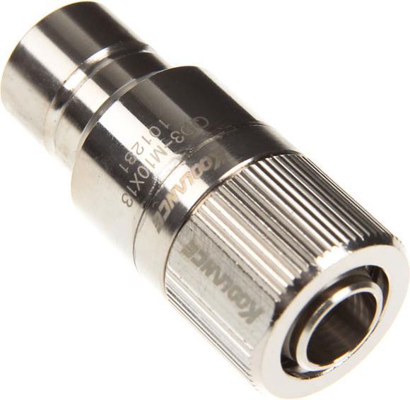 Produktbild Koolance QD3 Schnellverschluss gerade männlich auf 13/10mm - no-spill