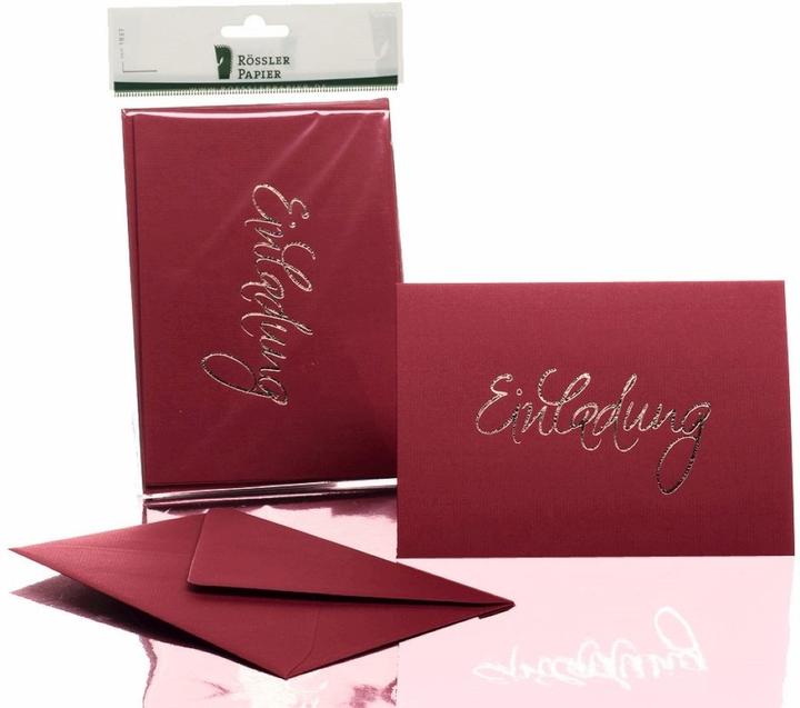 Actual product image Rössler Card Invitation General rosso (1 pcs.)