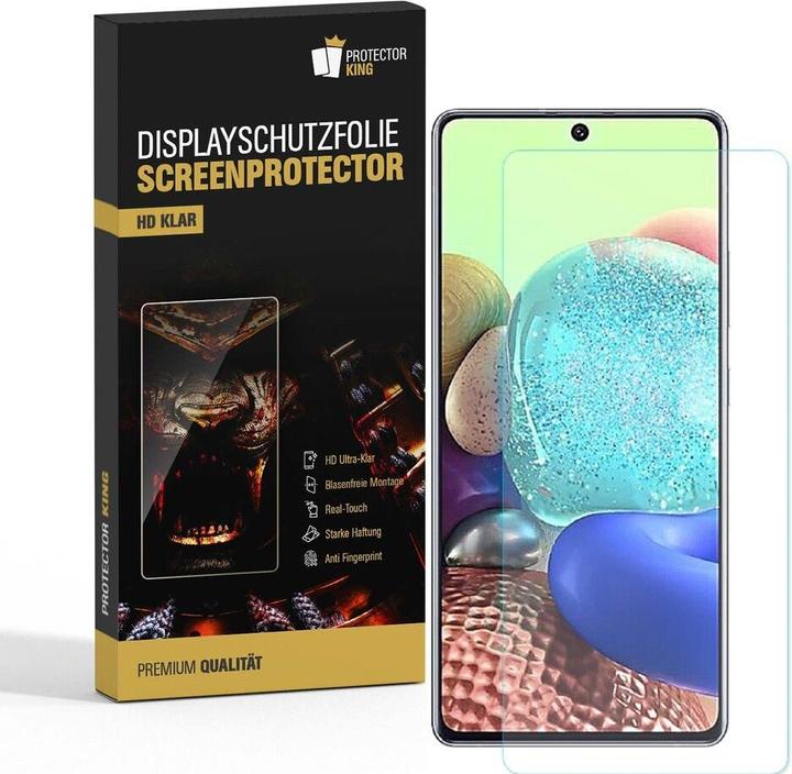 Actual product image Protectorking 6x Premium screen protector 3D CLEAR (6 Piece, Samsung Galaxy A71)