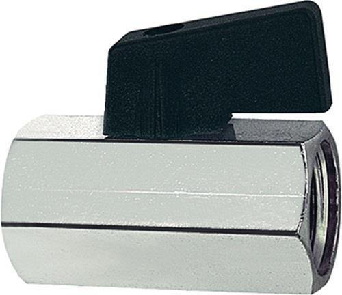 Produktbild Riegler Mini-Kugelhahn 13,16mm G 1/4 Zoll IG/IG (13.16 mm)