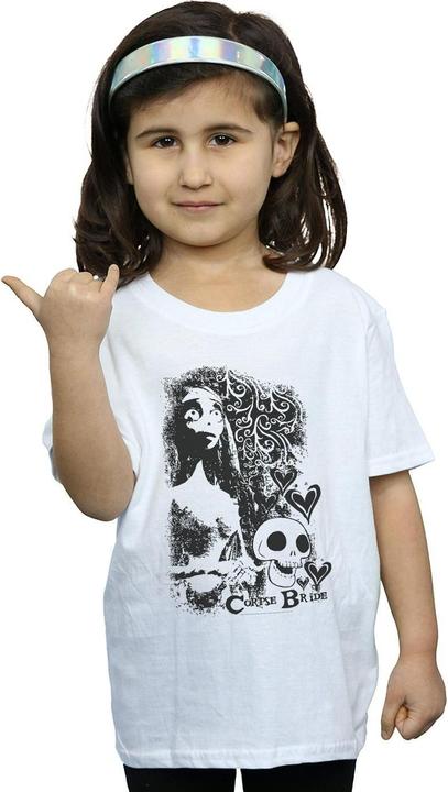 Produktbild Corpse Bride Skull Logo TShirt Mädchen (128)