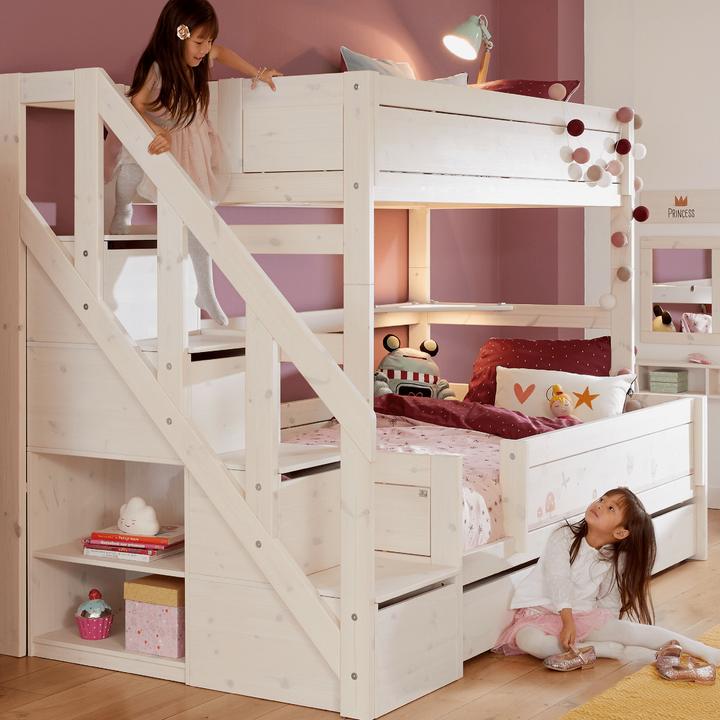Produktbild Lifetime Kidsrooms Familiy Etagenbett mit Treppe (120 x 200 cm)
