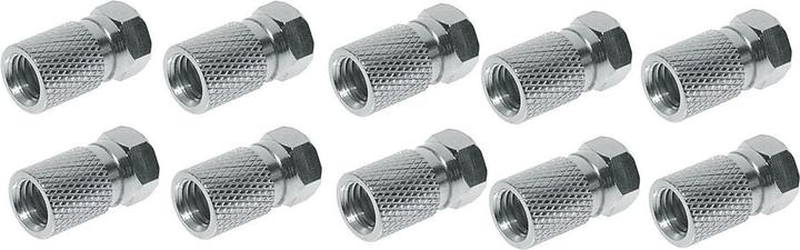 Actual product image Shiverpeaks ®-BASIC S--F plug 7.5, with large nut-VE10 (Antenna cable)