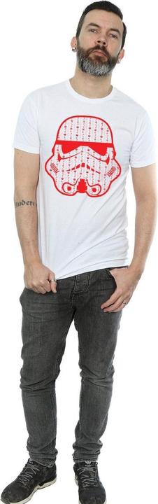 Image du produit Star Wars - T-shirt CHRISTMAS STORMTROOPER HELMET - Homme (L)