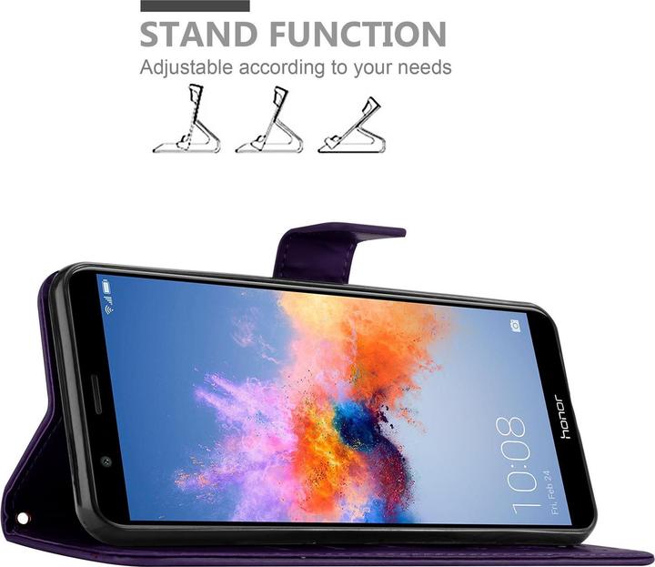 Produktbild Cadorabo Flower Book Cover (Honor 7X)