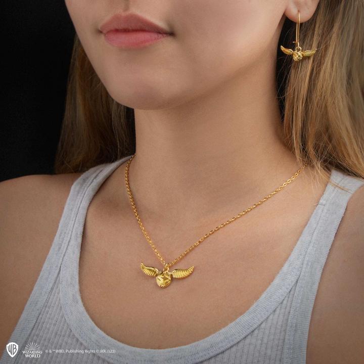 Image du produit Cinereplicas Harry Potter : Collier Golden Schnatz (Fer)