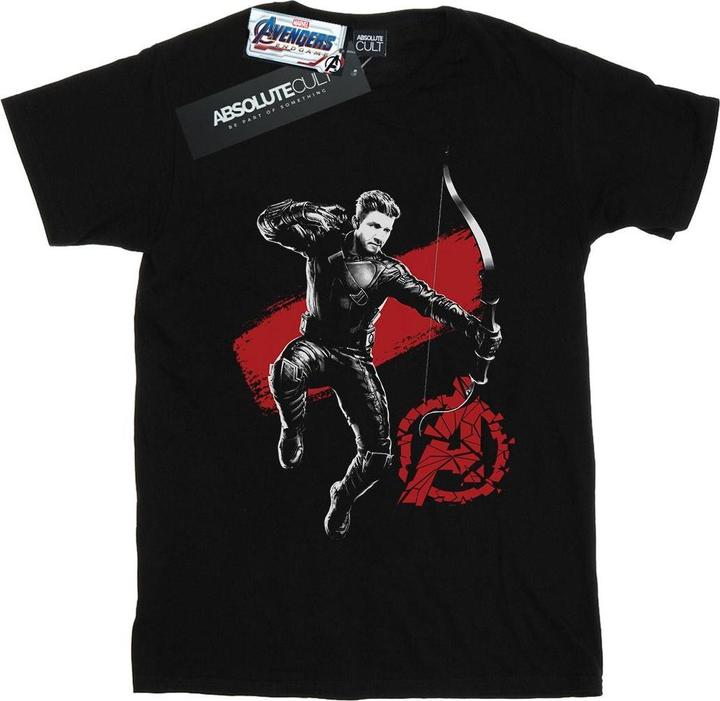 Actual product image Mens Avengers Endgame Mono Hawkeye T-Shirt (XXL)