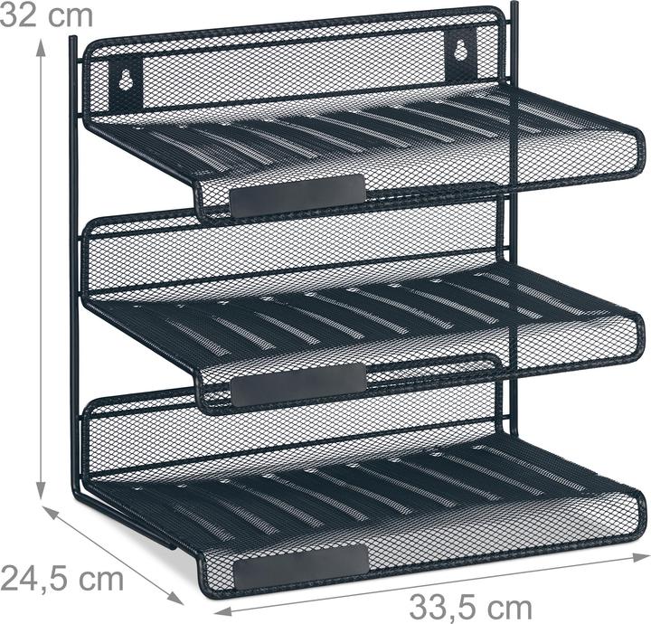 Actual product image Relaxdays Dokumentenablage