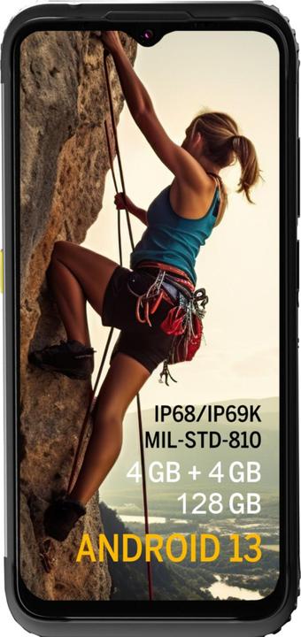 Produktbild Bea-Fon AGM MOBILE H6 light Smartphone Rugged (256 GB, Schwarz, 6.56", Hybrid Dual SIM, 50 Mpx, 4G)