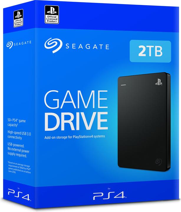 Actual product image Seagate Game Drive for PS4 (2 TB)