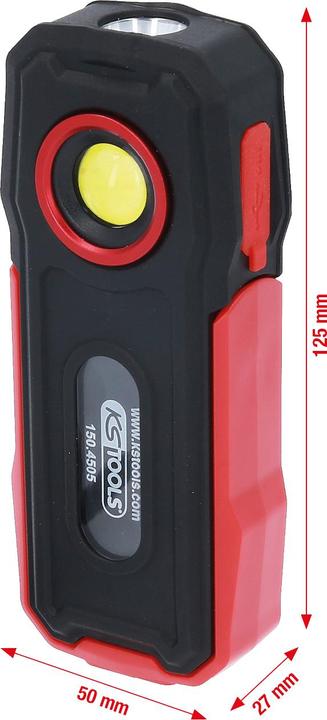 Actual product image KS Tools Mobile workshop hand lamp 300 lumen (130 lm)