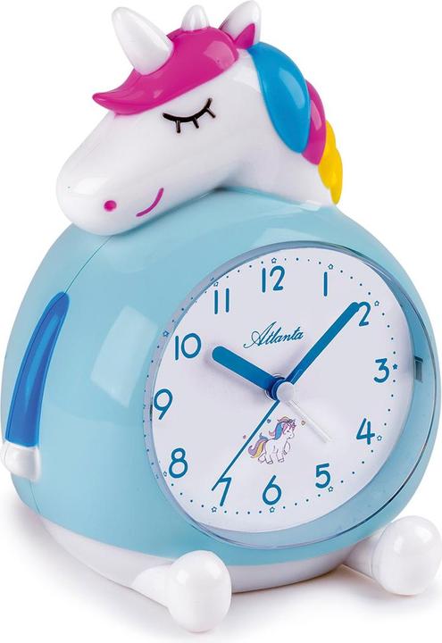 Actual product image Atlanta Children alarm clock unicorn