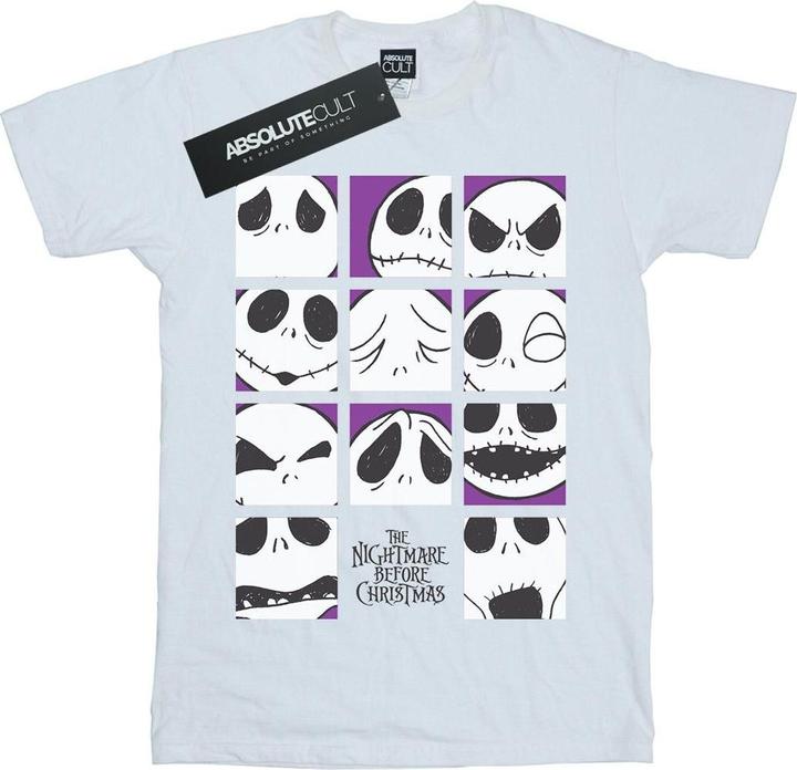 Produktbild Disney Nightmare Before Christmas Many Faces Of Jack Squares TShirt (S)