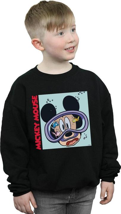 Actual product image Disney Boys Mickey Mouse Under Water Sweatshirt (116)