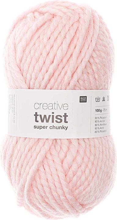 Actual product image Rico Design Wool Creative Twist Super Chunky 100 g light pink (75 m)
