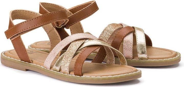 Actual product image La Redoute Collections Woven sandals with velcro straps (26)