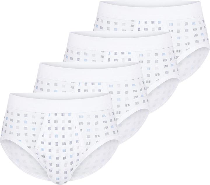 Schiesser 4er Pack Cotton Essentials Feinripp Sportslip