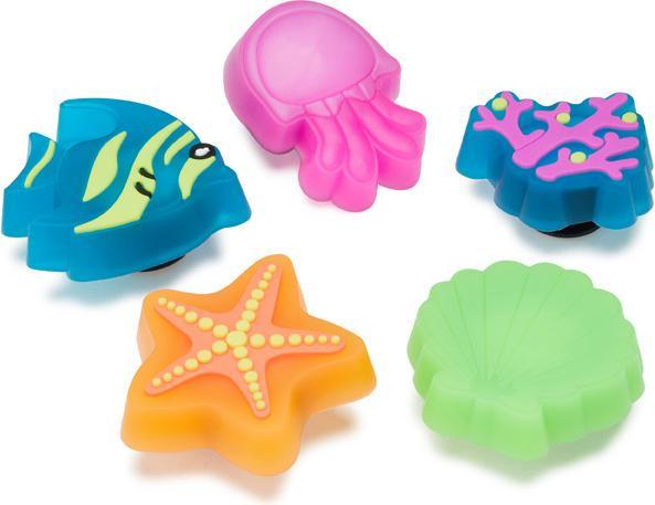 Actual product image Crocs Jibbitz- LightsUnderSea/5 Pack (One size)