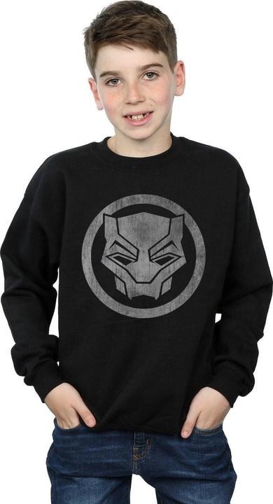 Immagine prodotto Black Panther Distressed Icon Felpa Ragazzi (128)