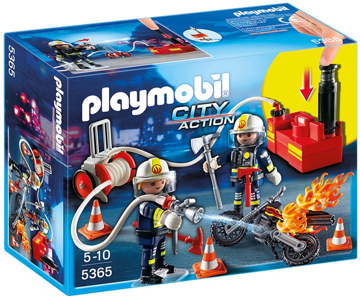 Playmobil Pompiers avec pompe à incendie (5365)