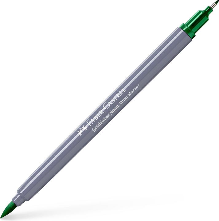 Actual product image Faber-Castell Dual Marker Goldfaber Aqua (Emerald Green, 0.40 mm, 1 x)