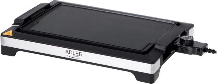 Adler AD 6613 Table Grill, Power 3000 W, Heating plate with non-stick coating, Black