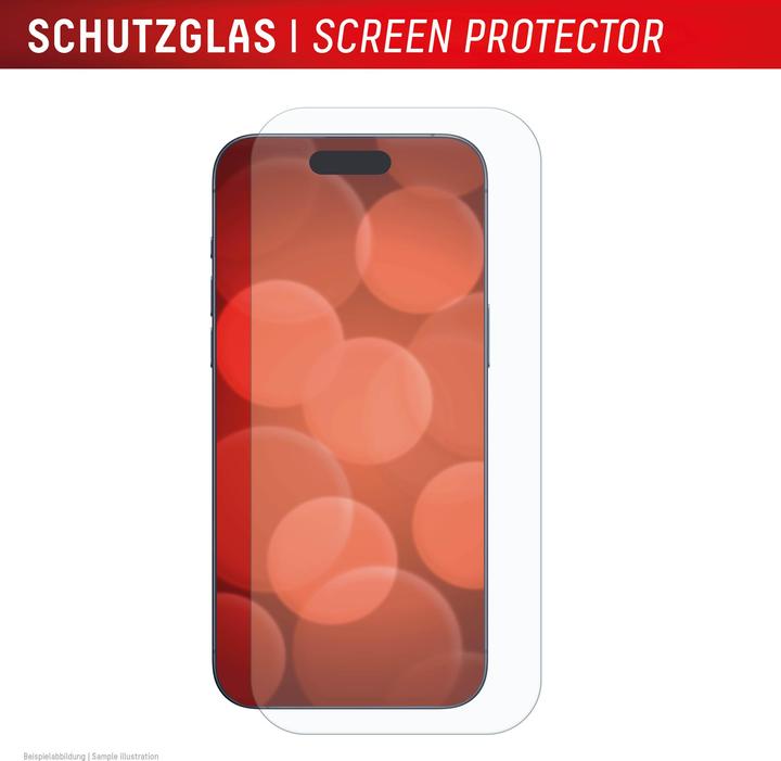 Actual product image Displex Real Glass, 2D Panzerglas + Handyhülle (1 Piece, Apple iPhone 16 Pro)