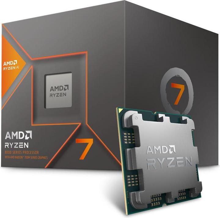 Actual product image AMD Ryzen 7 8700G (AM5, 4.20 GHz, 8 -Core)
