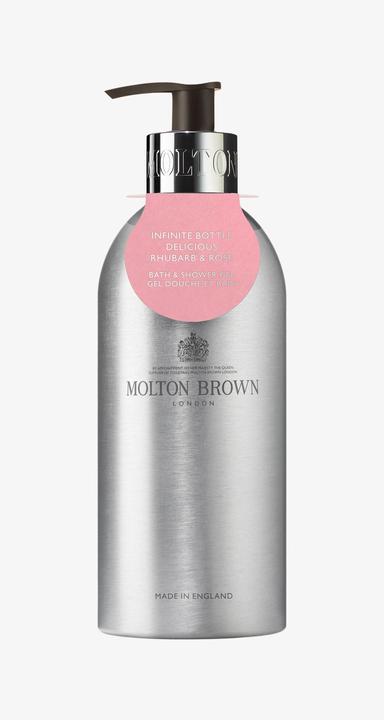 Actual product image Molton Brown Delicious Rhubarb & Rose Infinite Bottle Bath & Shower Gel (400 ml)