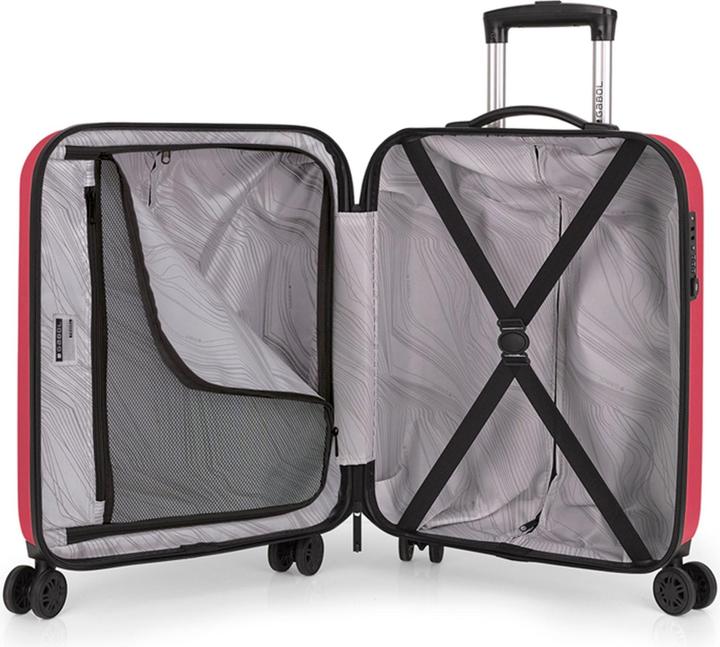 Immagine prodotto Gabol Paradise XP Carrello cabina a 4 ruote S 55 cm con ripiegamento elastico (35.50 l, Bagaglio a mano (fino a 50 litri))