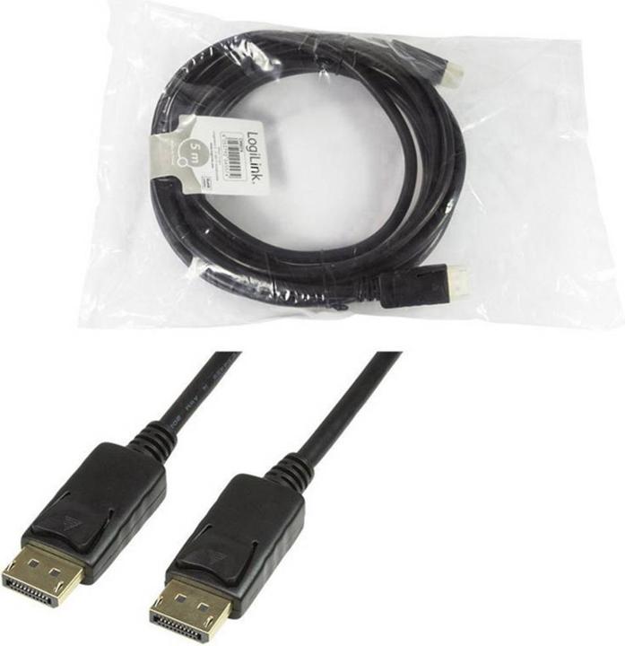 Produktbild LogiLink DisplayPort — DisplayPort (5 m, DisplayPort)