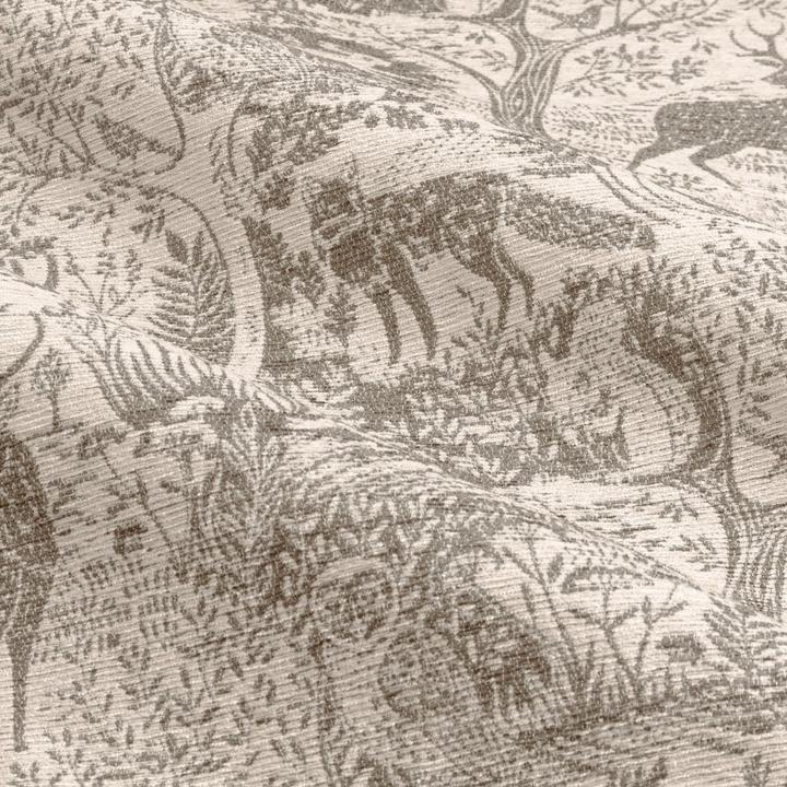 Actual product image Furn Winter Woods Chenille Animals Eyelet Curtains (117 x 183 cm)