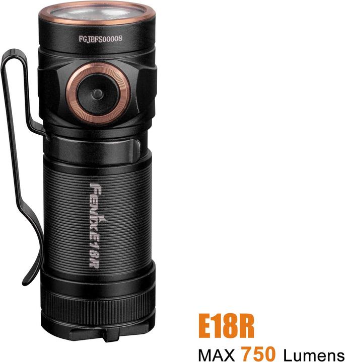 Produktbild Fenix E18R (6.60 cm, 750 lm)