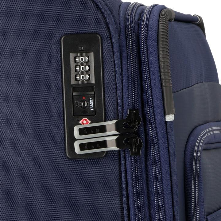 Immagine prodotto D&N Travel Line 9504 Carrello a 4 ruote L 76 cm con piega ad espansione (102 l, L (90 - 115l))