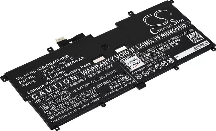 Image du produit AccuCell Batterie compatible avec l'ordinateur portable Dell XPS 13 9365 2in1, XPS 13-9365-D1805TS, type de (5850 mAh)