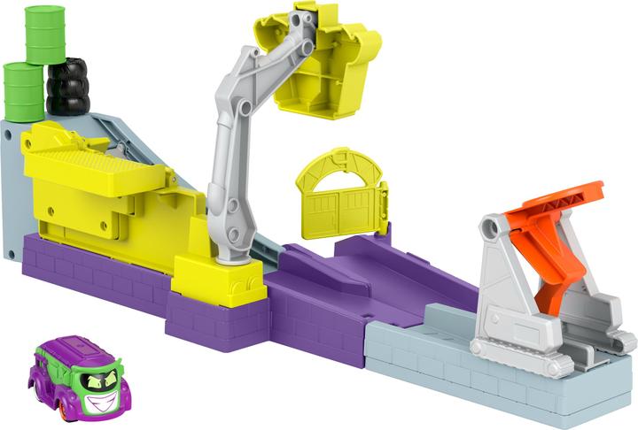 Actual product image Fisher-Price DC Batwheels toy car playset Legion of Zoom