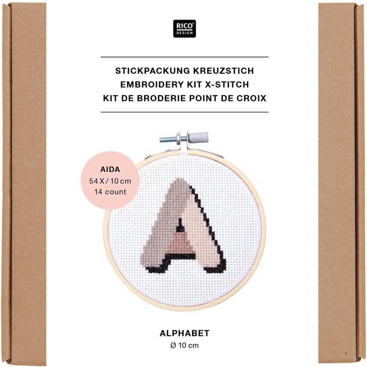Produktbild Rico Design Stickpackung "Mini Kit Alphabet"