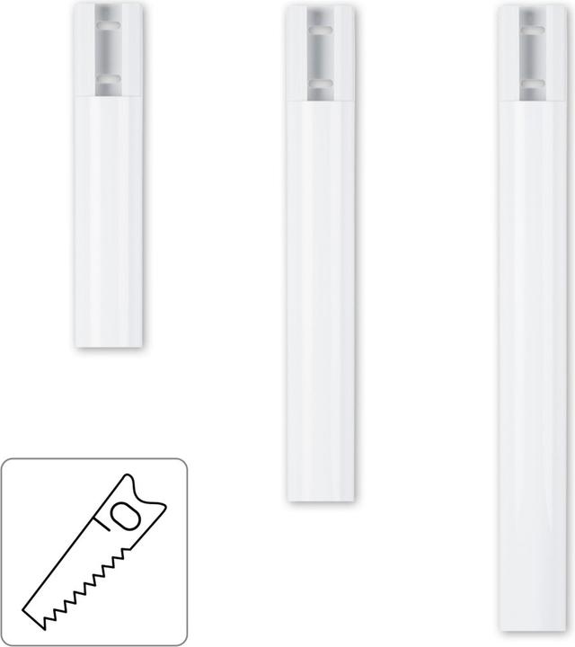 Actual product image Hama Aluminium cable duct, half round (Duct, 110 cm)