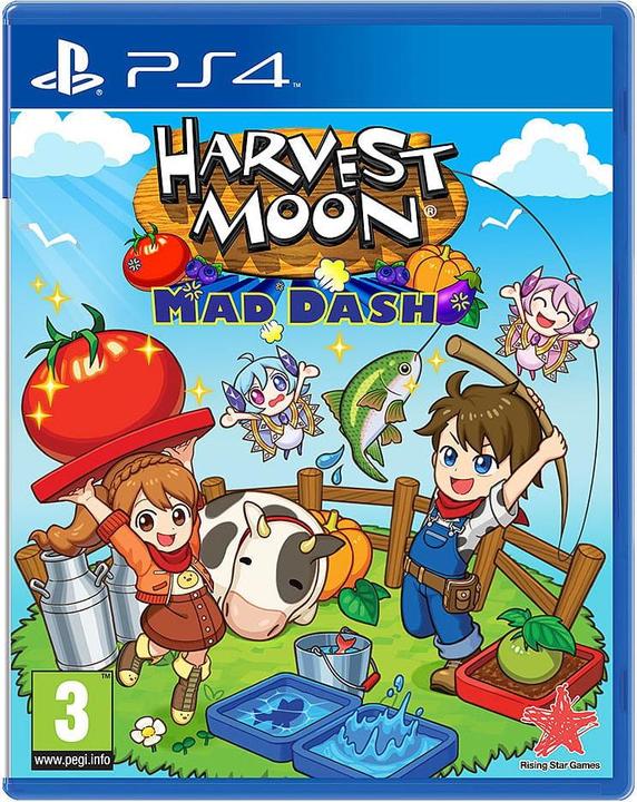 Actual product image Rising Star Harvest Moon: Mad Dash (PS4, Multilingual)