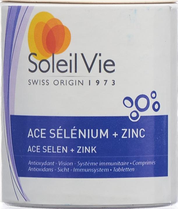 Actual product image Soleil Vie ACE Selen + Zinc Tablette (100 Piece, Pills, 77 g)