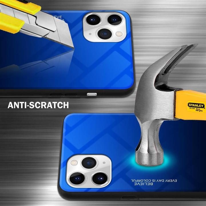 Productafbeelding Cadorabo TPU 2 kleuren glasdekking (Apple iPhone 11 Pro Max)