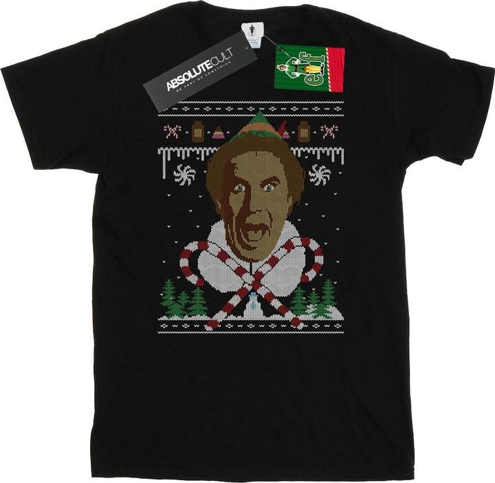 Elf Christmas Fair Isle TShirt (L)