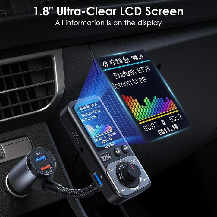Immagine prodotto Lencent FM-Transmitter mit Bluetooth