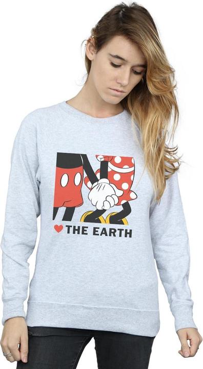 Immagine prodotto Disney Mickey Mouse Heart The Earth Felpa Donna (M)