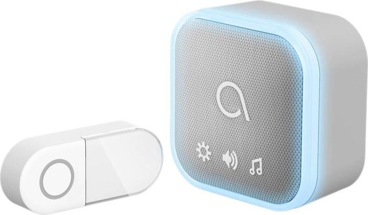 Actual product image Avidsen 102508 Radio chime complete set with flashing light