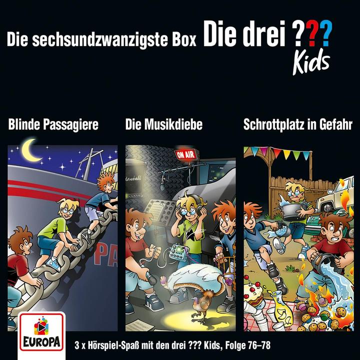 Produktbild Die drei??? Kids 26. 3er Box - Folgen 76-78 (Deutsch)